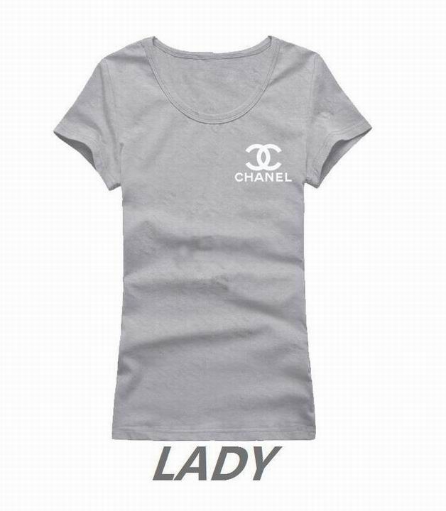 Chanel short round collar T woman S-XL-034